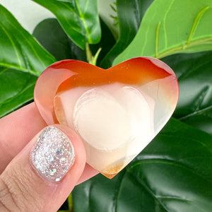 Carnelian Heart Small Carving