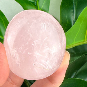 Rose Quartz Palm Stone And Tumbles- Choose Your Own!