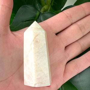 Peach Selenite Tower | Satin Spar | Energy Cleansing | Choose Your Piece