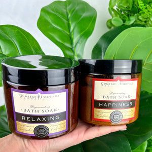 Gumleaf Essentials Rejuvenating Bath Soak – Relax or Happiness