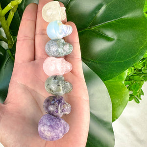 Mini Crystal Skulls | Choose Your Crystal | Spiritual Decor