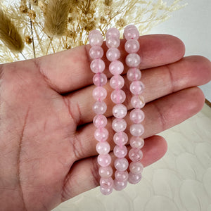 Rose Quartz Mini Beaded Bracelet - Embrace Unconditional Love
