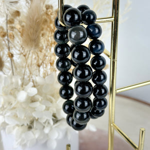 High-Quality Blue Tiger Eye Bracelet - 16cm