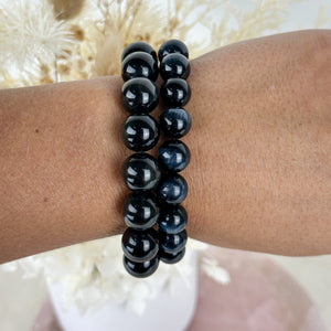 High-Quality Blue Tiger Eye Bracelet - 16cm