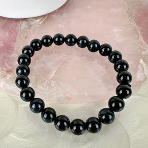 Radiant Rainbow Obsidian Bracelet - Handmade Elegance