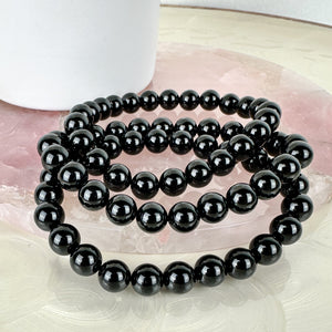 Grounding Black Tourmaline Bracelet - High-Quality Beads