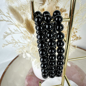 Grounding Black Tourmaline Bracelet - High-Quality Beads