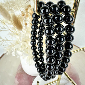 Grounding Black Tourmaline Bracelet - High-Quality Beads