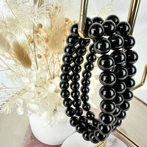 Grounding Black Tourmaline Bracelet - High-Quality Beads
