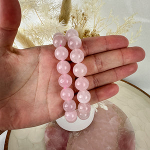 High-Quality Rose Quartz Bracelet - 17cm