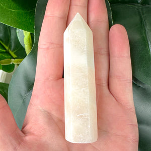 Peach Selenite Tower | Satin Spar | Energy Cleansing | Choose Your Piece