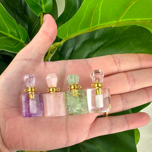 Cute Mini Crystal Perfume Bottle Carvings