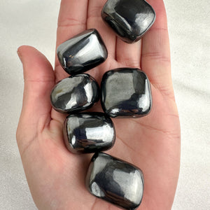 High-Quality Tumbled Hematite