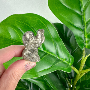 Pyrite Elephant Carving