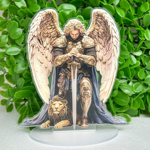 Archangel Michael Plaque | Protection & Strength Spiritual Decor