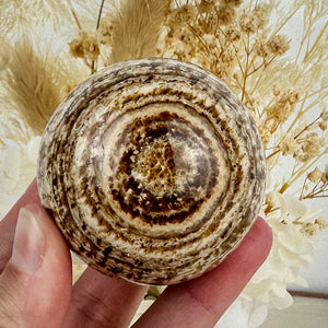 Peruvian Marvel: Aragonite Sphere of Balance