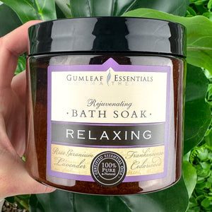 Gumleaf Essentials Rejuvenating Bath Soak – Relax or Happiness
