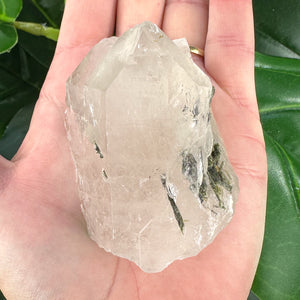 Raw Epidote in Quartz | Healing, Balance & Growth