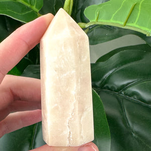 Peach Selenite Tower | Satin Spar | Energy Cleansing | Choose Your Piece