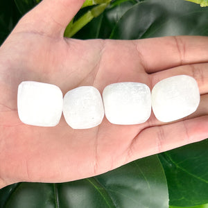 Satin Spar Selenite Tumbled Stone