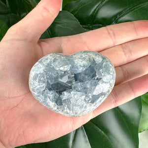 Celestite Heart “Blue Embrace”