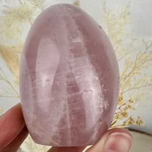 Rose Quartz Dome - Radiant Rainbows, 237g