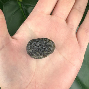 Large Moldavite 46ct | Genuine Tektite Transformation Stone