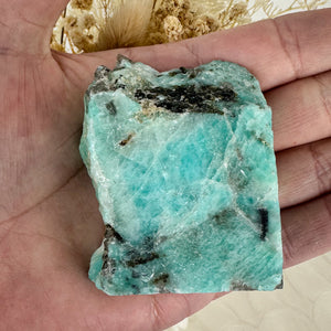 Unique Amazonite Small Slab - Polished Face