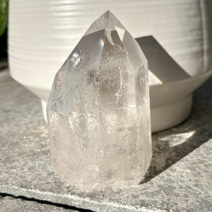Clear Quartz Generator Crystal | Manifestation, Clarity & Cleansing Energy