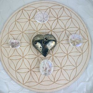 Flower of Life Crystal Grid - Sacred Geometry for Harmonizing Energy