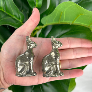 Large Pyrite Egyptian Cat