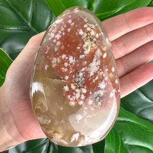 Flower Agate Free Form Crystal | Feminine Energy, Growth & New Beginnings