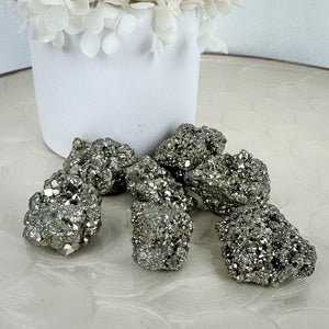 Sparkling Pyrite Cluster - Handpicked With Intention