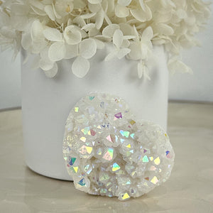 Angel Aura Quartz Cluster - Heart Like Shape 92g