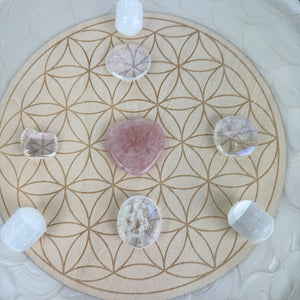 Flower of Life Crystal Grid - Sacred Geometry for Harmonizing Energy
