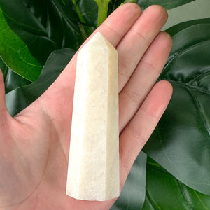 Peach Selenite Tower | Satin Spar | Energy Cleansing | Choose Your Piece