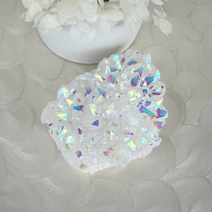 Angel Aura Quartz Cluster - Large 289g