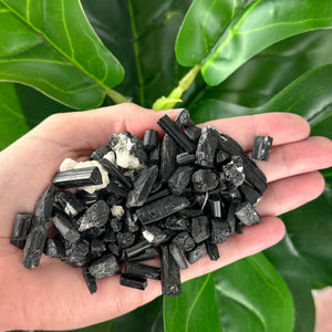 Raw Black Tourmaline Crystal | Protection & Grounding Stone