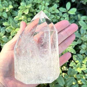Clear Quartz Generator Crystal | Manifestation, Clarity & Cleansing Energy