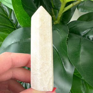 Peach Selenite Tower | Satin Spar | Energy Cleansing | Choose Your Piece