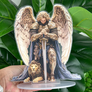 Archangel Michael Plaque | Protection & Strength Spiritual Decor