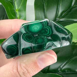 Authentic Malachite Freeform | Dark Green | 74g