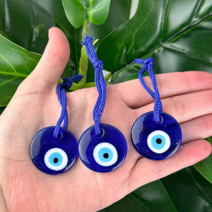 Evil Eye Hanging Charm | Protection Decor for Home or Car