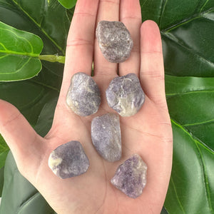 Lepidolite Tumbled Stone | Calm & Stress Relief | Healing Crystal
