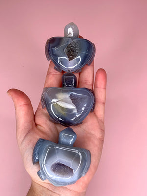 Agate Druzy Turtles