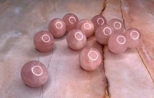 Mini Rose Quartz Sphere