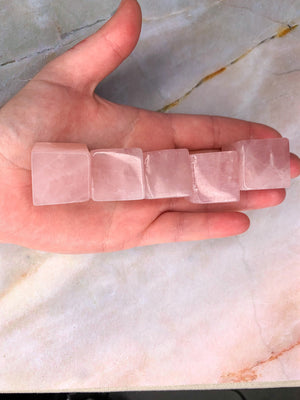 Rose Quartz Cube