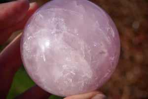 Large Rose Quartz Sphere