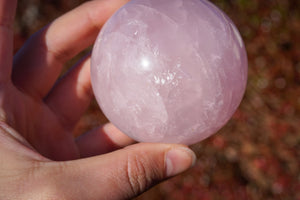 Large Rose Quartz Sphere