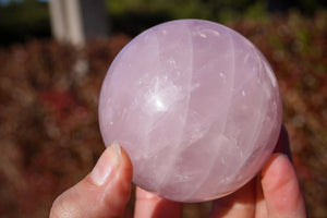 Large Rose Quartz Sphere